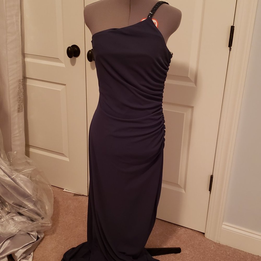 Elegant blue gown